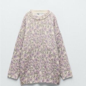 Floral Knit Sweater